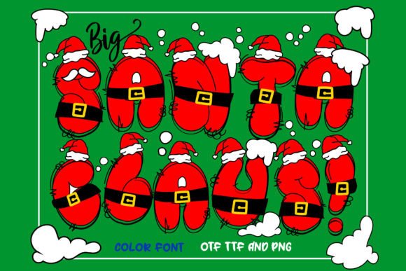 Big Santa Claus!: A Bold Display Font for Festive Projects