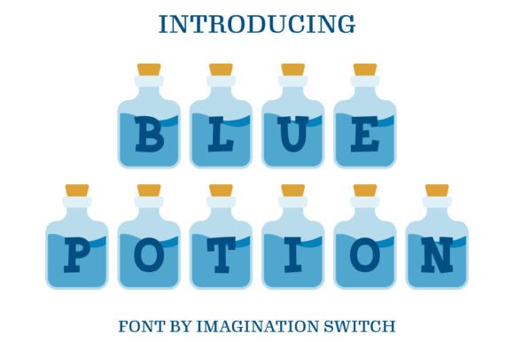 Blue Potion: A Creative Font for Modern Branding