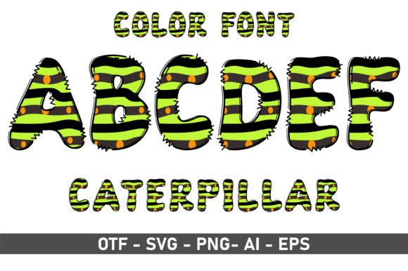Caterpillar Font: Whimsy and Artistry for Creative Projects