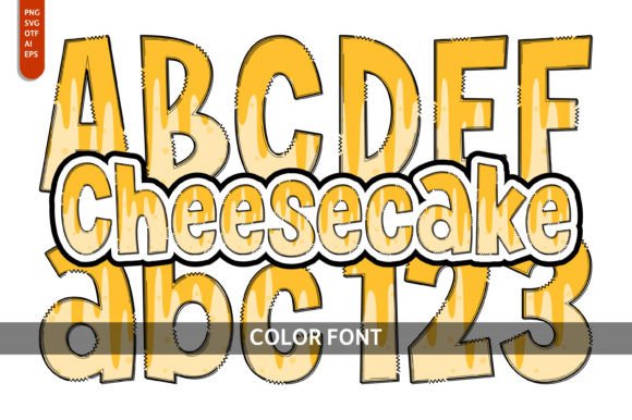 Cheesecake: A Playful Color Font for Modern Design