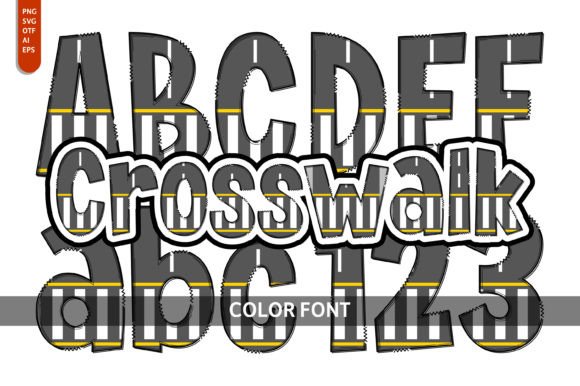 Crosswalk: A Playful Color Font for Creative Projects