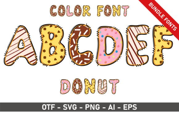Donut Bundle: Your Go-To Font for Whimsical Branding