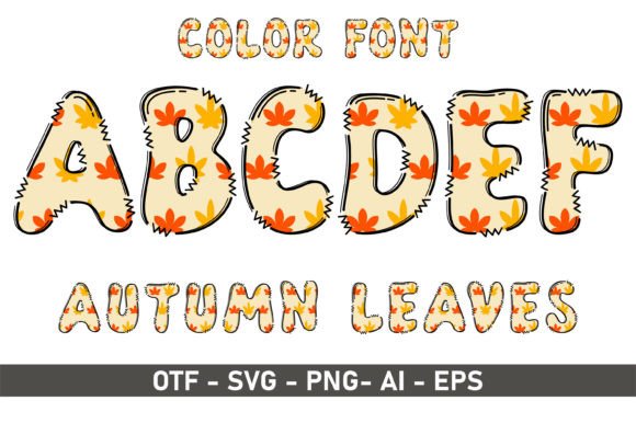 Embracing the Charm of Autumn Leaves Font