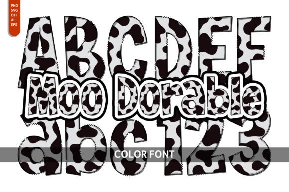 Moo Dorable: A Playful Font for Creative Projects