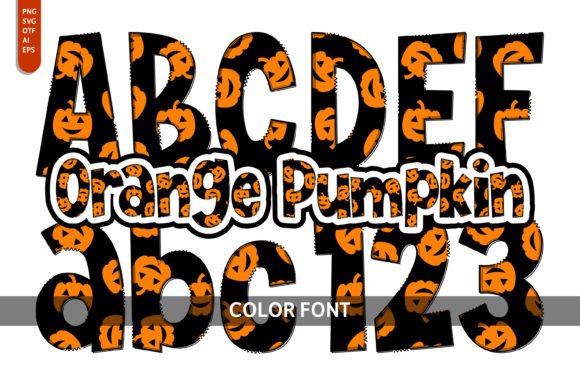 Orange Pumpkin: A Whimsical Font for Creative Projects