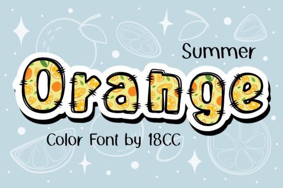 Orange Summer: A Creative Font for Bold Branding