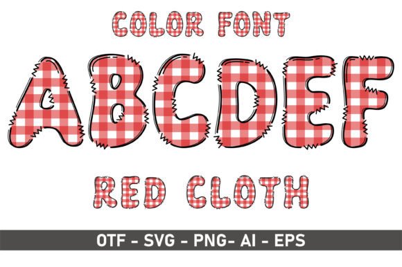 Red Cloth Font: A Playful Tool for Creative Branding